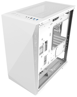 Корпус ZALMAN Z1 ICEBERG, MATX, WHITE, WINDOW, 2xCOMBO (3.5" OR 2.5"), 3x2.5", 1xUSB2.0, 2xUSB3.0, FRONT 2x120mm, REAR 1x120mm (Z1 Iceberg White)