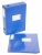 Короб архивный вырубная застежка Бюрократ -BA100/08BLUE пластик 0.8мм корешок 100мм 330х245мм синий