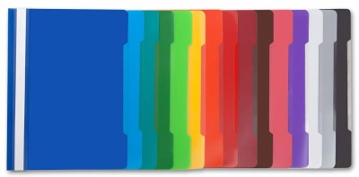 Папка-скоросшиватель Бюрократ -PS20BROWN A4 прозрач.верх.лист пластик коричневый 0.12/0.16