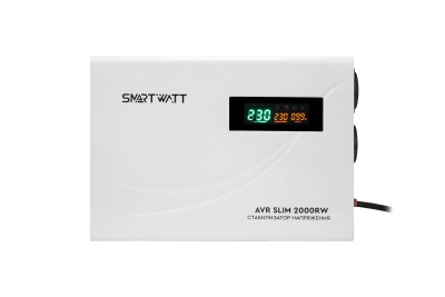Стабилизатор напряжения Smartwatt SLIM 2000RW 2000ВА белый