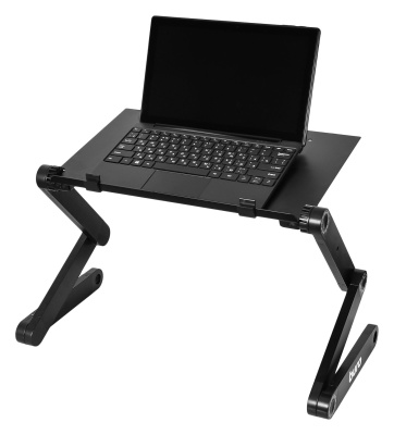 Стол для ноутбука Buro BU-807 столешница металл черный 42x26см