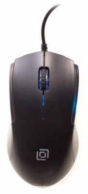 Мышь Оклик 245M черный оптическая (1000dpi) USB (3but)