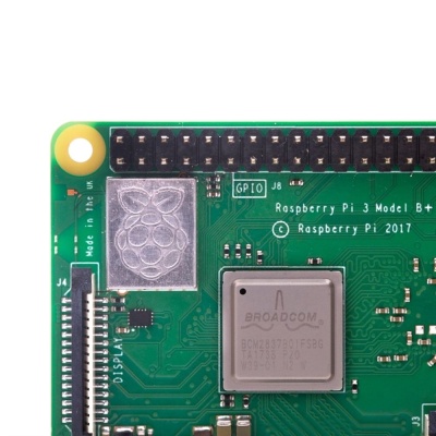 Raspberry Pi 3 Model B+ (RA433, E14 Version) Retail, 1GB RAM, Cortex-A53 (ARMv8) 64-bit SoC @ 1.4GHz Broadcom BCM2837B0 CPU, WiFi, Bluetooth, 40-pin extended GPIO, 4x USB 2.0, HDMI,  USB-microB Power разъем (RASP1925) (137-3331) RTL {96}, (640259)(442174