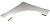 Крышка угла горизонтального  ML-KUG-90-200x15x0.55-R100-MS