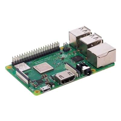 Raspberry Pi 3 Model B+ (RA433, E14 Version) Retail, 1GB RAM, Cortex-A53 (ARMv8) 64-bit SoC @ 1.4GHz Broadcom BCM2837B0 CPU, WiFi, Bluetooth, 40-pin extended GPIO, 4x USB 2.0, HDMI,  USB-microB Power разъем (RASP1925) (137-3331) RTL {96}, (640259)(442174