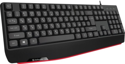 Defender Проводная клавиатура Atom HB-546 RU,черный,104+FN,1.8м Defender 45546