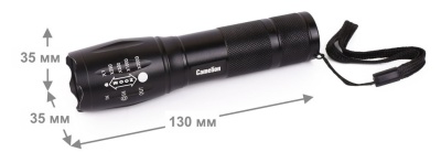 Фонарь ручной Camelion LED51530 черный 3Вт лам.:светодиод. AAAx3 (14536)