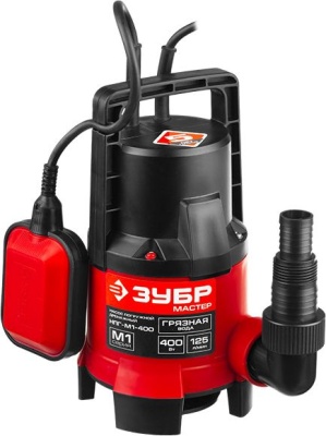 Садовый насос дренажный Зубр НПГ-М1-400 400Вт 7500л/час