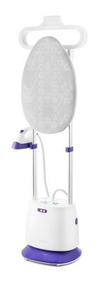 Отпариватель напольный Kitfort КТ-996 2300Вт белый/фиолетовый