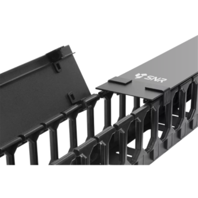 Вертикальный кабельный организатор с крышкой, 90х110мм, 42U