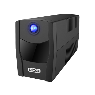 ИБП CBR [QTM-650T-2F-LCUC] Line Interactive  650VA/360W 7Ah12V 2 x Shuko, HID-USB, RJ45/11