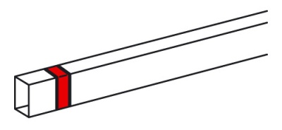 Накладка на стык 15x10мм METRA Legrand 638106