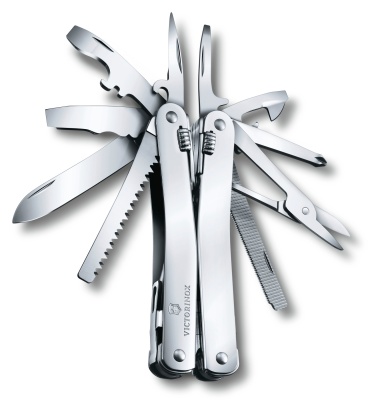 Мультитул Victorinox SwissTool Spirit X (3.0224.LB1) 105мм 26функций серебристый блистер