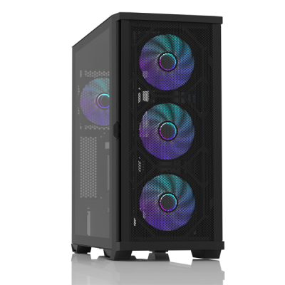 Корпус ZALMAN Z10 DUO, ATX, BLACK, WINDOW, 2x3.5", 2x2.5", 2xUSB3.0, 1xUSB 3.1 Type-C, FRONT 3x120mm Infinity Mirror ARGB, REAR 1x120mm Infinity Mirror ARGB, replaceable front panel (Z10 DUO)