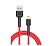 Defender USB кабель F181 Lightning, red, 1м, 2.4А, нейлон, пакет (87114RED)