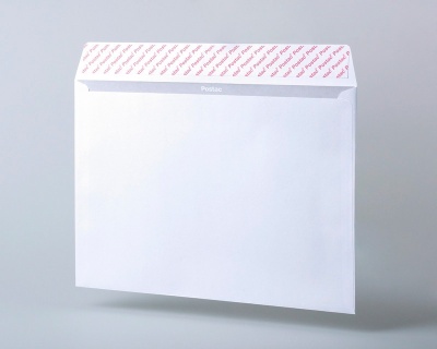Конверт 76395 C4 229x324мм белый стрип бумага 100г/м2 (pack:500pcs)