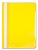 Папка-скоросшиватель Бюрократ -PS-K20YEL A4 прозрач.верх.лист карм.на лиц.стор. пластик желтый 0.12/0.16