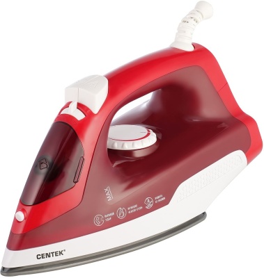 Утюг Centek CT-2347 1800Вт красный/белый