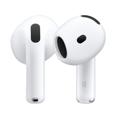 Гарнитура вкладыши Apple A3050,A3053,A3058 AirPods 4 белый беспроводные bluetooth в ушной раковине (MXP63LL/A)
