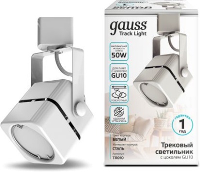 Система трековая Gauss TR010 белый