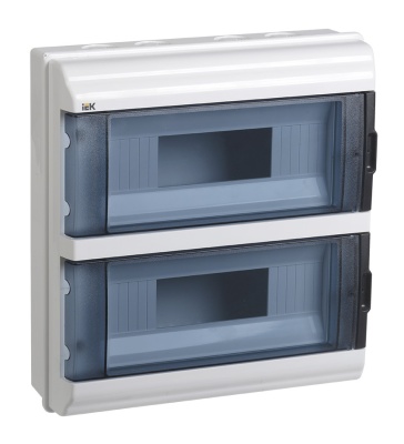 Щит распределительный IEK MKP72-N3-24-55 КМПн-24 IP55 для установки модульных устройств навесной 306мм 108мм 328мм 660B 24мод. пластик IP55 белый (упак.:1шт)