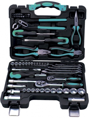 Набор инструментов Bort BTK-65 65 предметов (жесткий кейс)