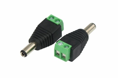 Rexant (14-0314) РАЗЪЁМ  питания штекер  2.1х5.5  с клеммной колодкой  (блистер)