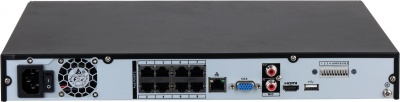 DAHUA DHI-NVR4208-8P-EI 8-канальный IP-видеорегистратор c PoE, 4K, H.265+, видеоаналитика, входящий поток до 256Мбит/с, 2 SATA III до 16Тбайт