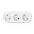 Разветвитель сетевой Buro BU-PS3-W 3 розетки, белый (пакет ПЭ)