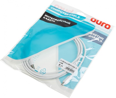 Кабель Buro BHP USB-TPC-3W USB (m)-USB Type-C (m) 3м белый