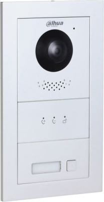 DAHUA DHI-VTO4202F-P-S2 Основной модуль вызывной панели с камерой 2 МП, поддержка ночного видения, микрофон, врезной и накладной монтаж, IK07, IP65, питание DC 12В/PoE