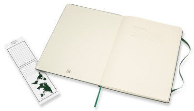 Блокнот Moleskine CLASSIC QP091K15 XLarge 190х250мм 192стр. клетка твердая обложка зеленый