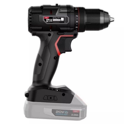 Дрель-шуруповерт аккумуляторная DeliDE-DZ20-1 (Без АКБ и ЗУ, 20В, 10мм, 50Нм, картон)