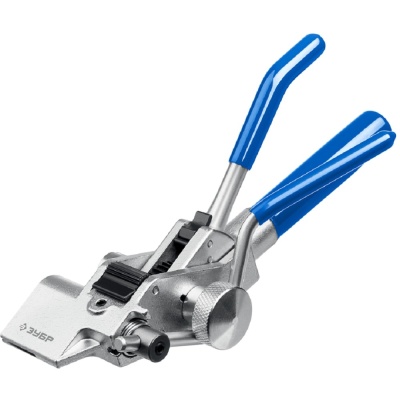 ЗУБР  ИНХ-20, 2 в 1, инструмент для натяжения  и резки стальной монтажной ленты, Профессионал [22624]