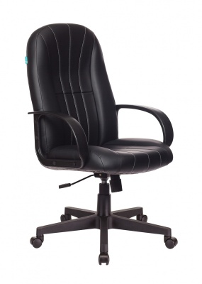 Кресло руководителя Бюрократ T-898AXSN черный Leather Black искусственная кожа крестовина пластик