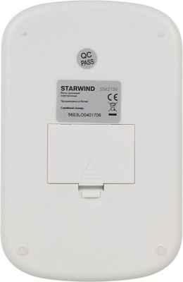 Весы кухонные электронные Starwind SSK2156 макс.вес:2кг голубой