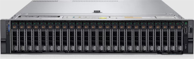 Сервер DELL PowerEdge R760 2U/ 16SFF SATA/SAS+8SFF NVMe/ H965i/ 2xGE/ 6VHPerf Fan/RC3/ bezel/noTPM/IDRAC9 ent/rails/1YWARR