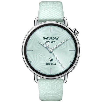 Смарт-часы Xiaomi Watch S4 41mm Fluororubber Strap(Mint Green)