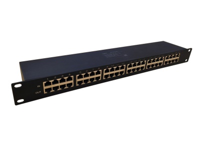 Устройство грозозащиты Gigabit Ethernet PoE на 24 канала New System Technologies (NST) NS-LP-24GP