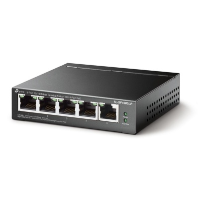 Коммутатор TP-Link TL-SF1005LP 5x100Mb 4PoE 41W неуправляемый