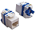 Модуль Keystone Tooless, RJ-45, кат.5E, UTP, 180 градусов, белый (LAN-TK45U5E/180-WH)