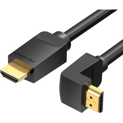 Кабель Vention HDMI High speed v2.0 with Ethernet 19M/19M угол 270 - 3м Кабель Vention HDMI(m)/HDMI(m) - 3 м (AAQBI)
