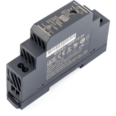 Сетевой адаптер DR-15-5, DIN рейка, 12Вт выход 5B/2.4A