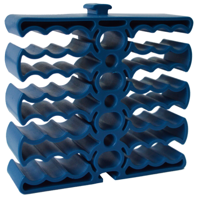 Кабельная гребенка на 24 кабеля, синяя (LAN-CCLP24-BL)