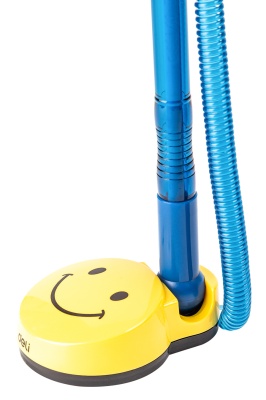 Ручка шариковая Deli EQ50-BL авт. на подставке 0.7мм резин. манжета синий/прозрачный синие чернила