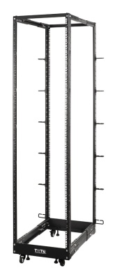 Стойка двухрамная Lanmaster TWT-RACK2-42U-LT-ADJ 42U 600ммX1020мм 360кг черный