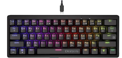 Клавиатура MECHANICAL DEIMOS GK-303 RU RGB 45303 DEFENDER