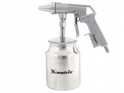 Пистолет пескоструйный MATRIX 57326   с нижним бачком пневматический