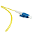 Пигтейл Lanmaster LAN-PIG-LC/SU-1.5 1x LC 1.5м LSZH оранжевый