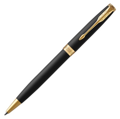 Ручка шариков. Parker Sonnet Core K528 (CW1931519) Matte Black GT M черн. черн. подар.кор.